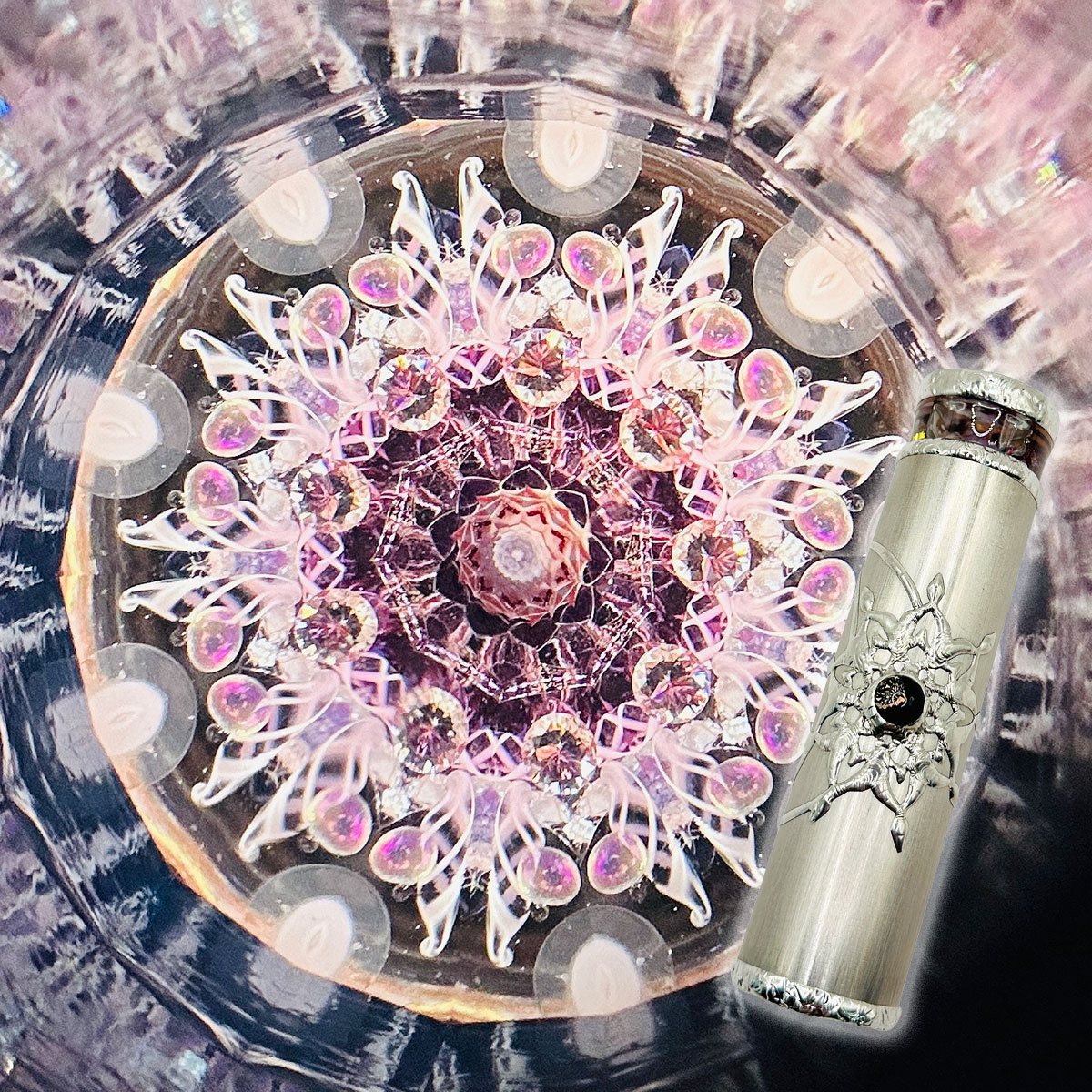万華鏡 オイルタイプ 月の華 紫 mk-moonflower