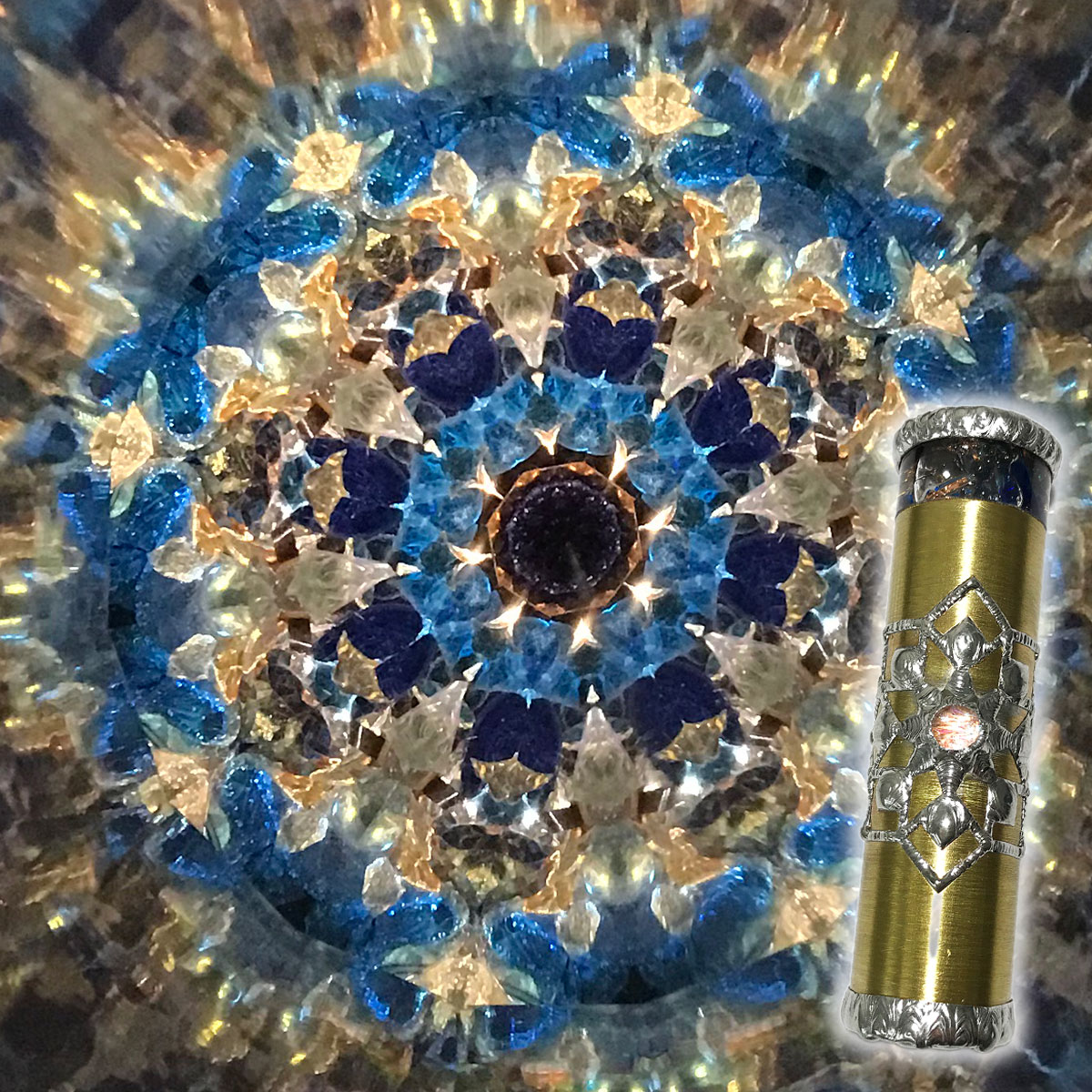 天然石の万華鏡『Marrakech マラケシュ Star B』オイル華鏡